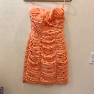 Ruffled tube dress